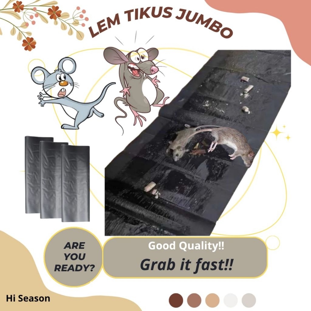 LEM TIKUS JUMBO LEM PERANGKAP TIKUS LEM JEBAKAN TIKUS  MODEL KARPET