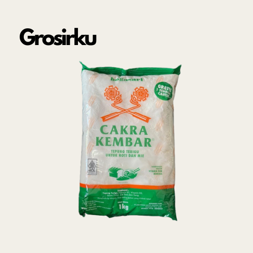 

Tepung Terigu Cakra Kembar 1 Kg