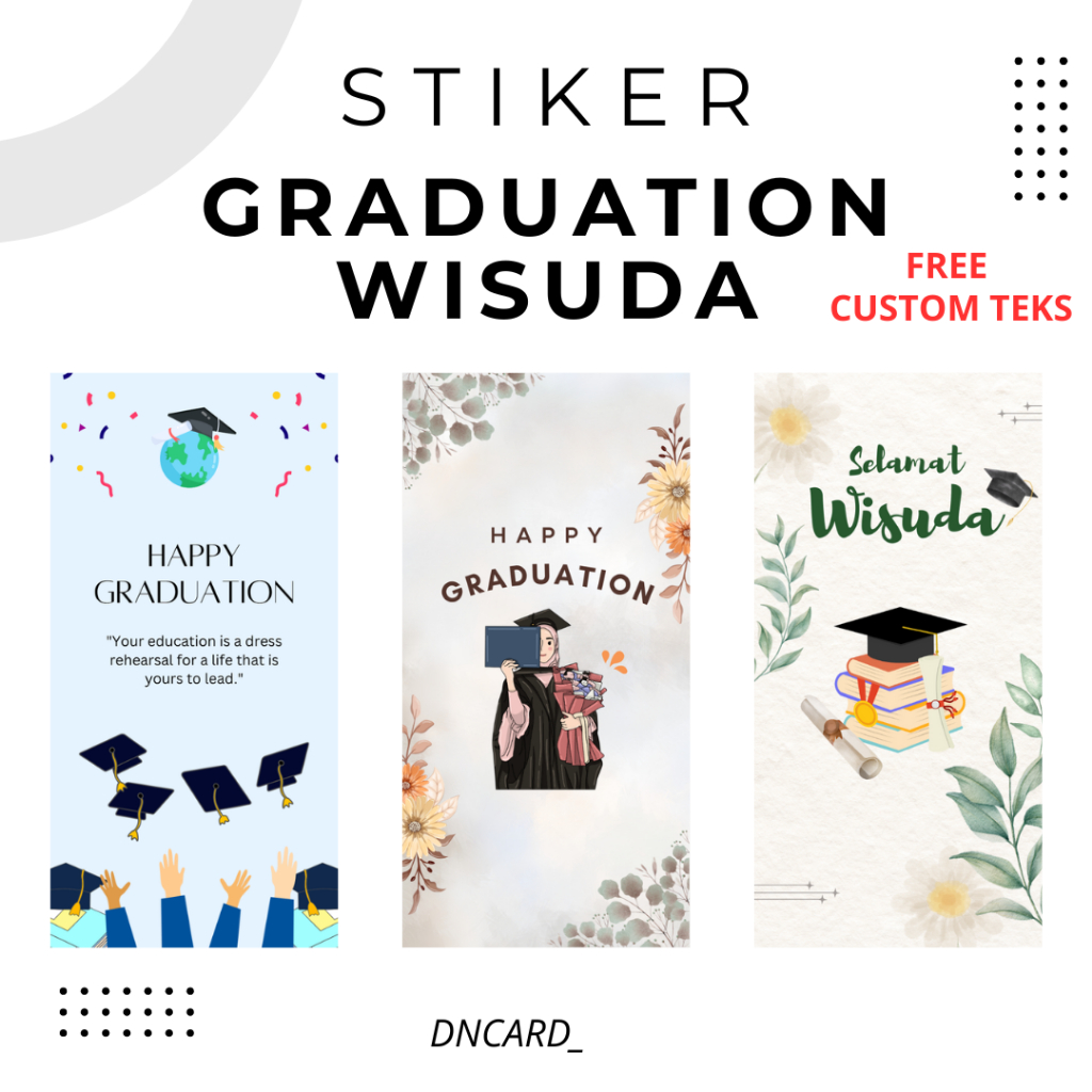 

STIKER GRADUATION STIKER SEAL SELAMAT WISUDA STIKER SEGEL BOX HAPPY GRADUATION