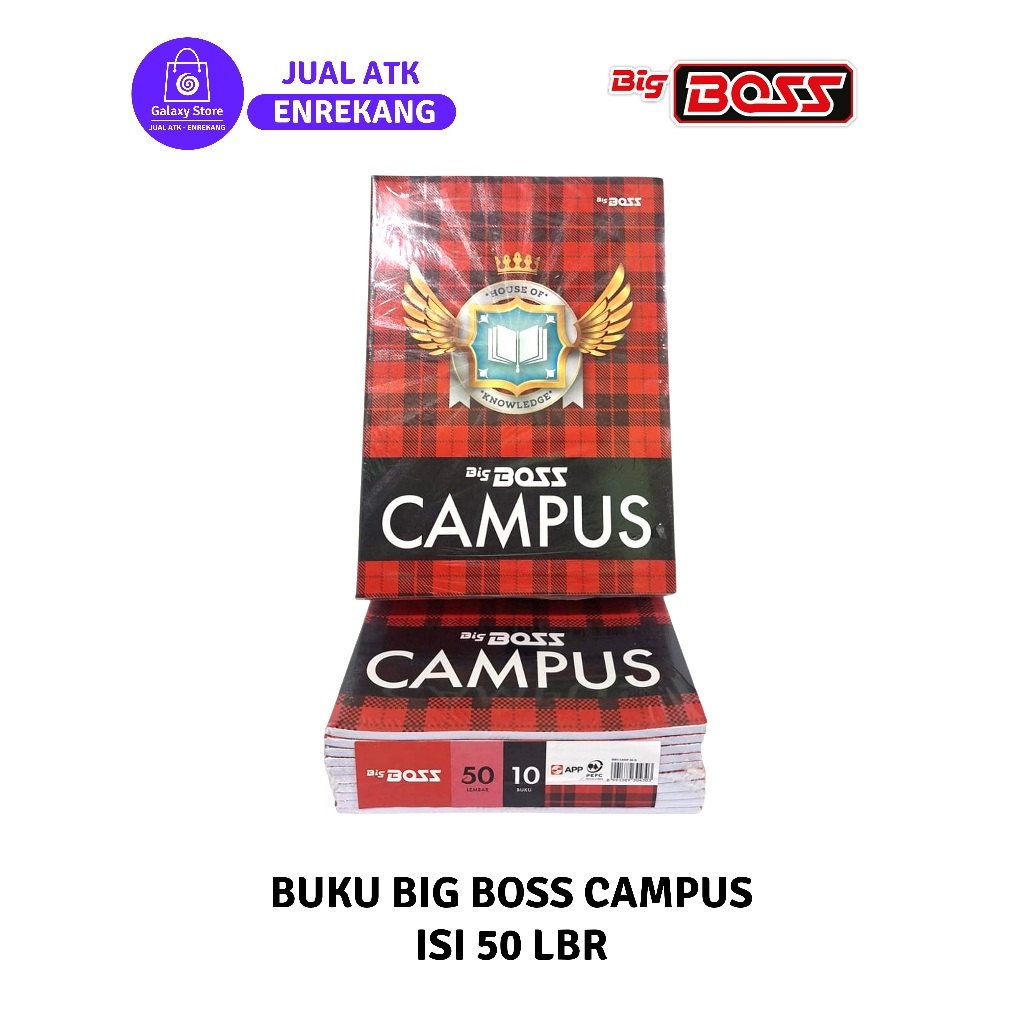 

BUKU BIG BOSS 50 LBR 1 PACK ISI 10