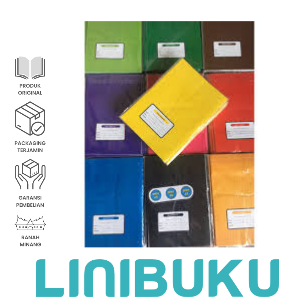 

SAMPUL BUKU TULIS WARNA WARNI SAMPUL MAR MAR ISI SEKODI - ATK