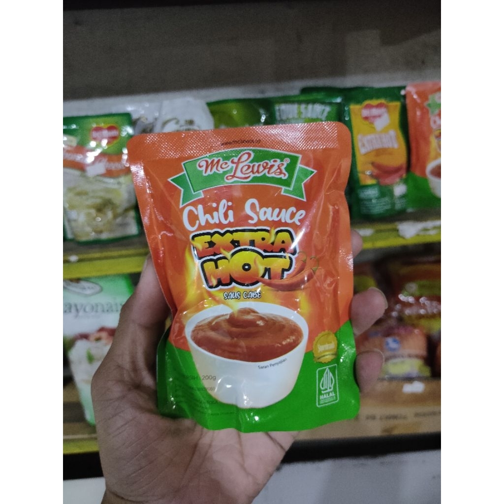 

mc lewis saus sambal extra hot 200 gram