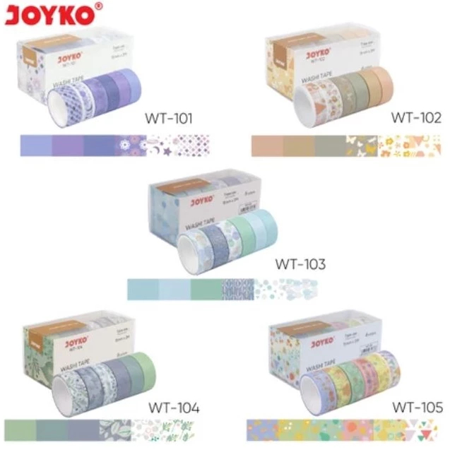 

Washi Tape / Pita Perekat Selotip Kertas Warna Joyko