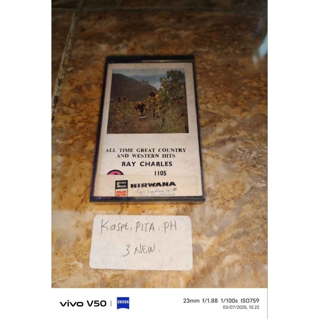 Kaset Pita - All time great country and western hits Ray Charles