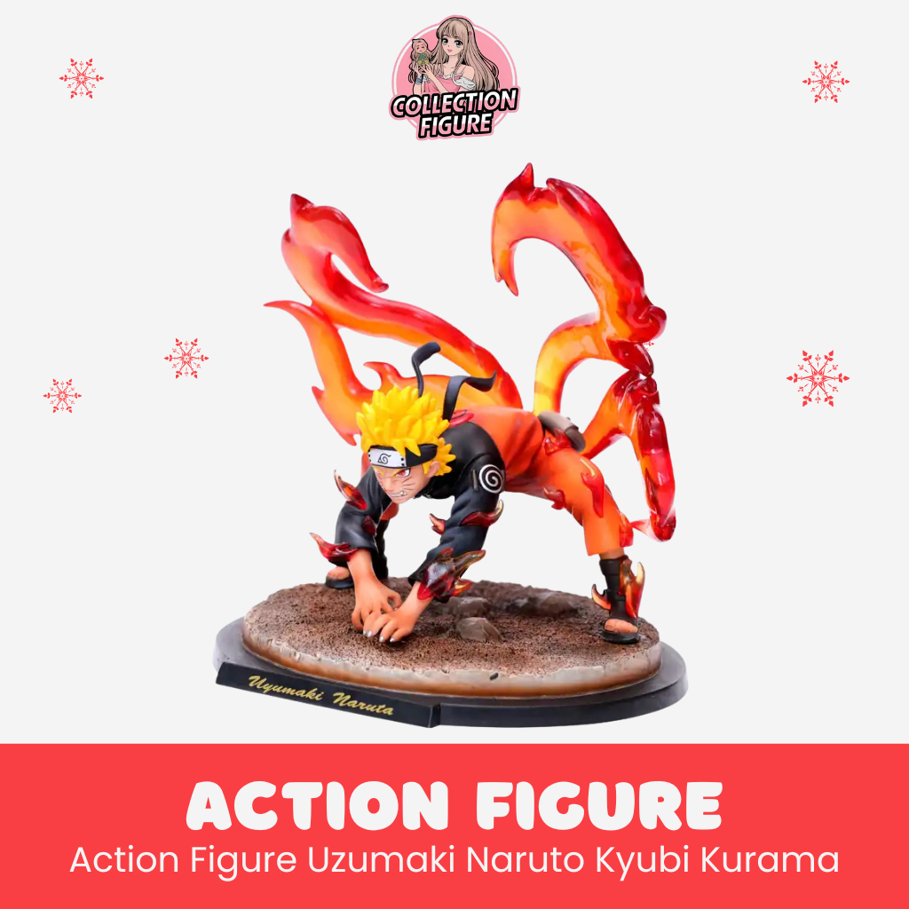 Action Figure Uzumaki Naruto Kyubi Kurama Pajangan