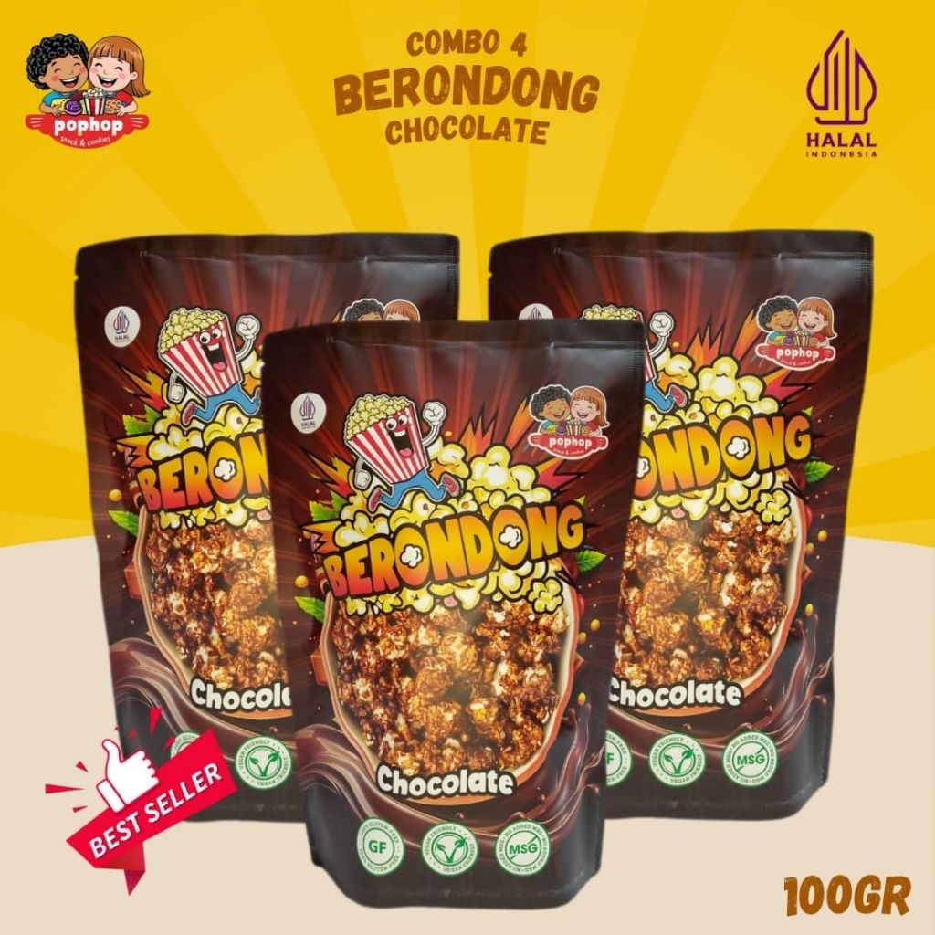 

Combo 10 (Trio Chocolate) - Trio Cokelat Popcorn Camilan Crispy Popcorn Jamur