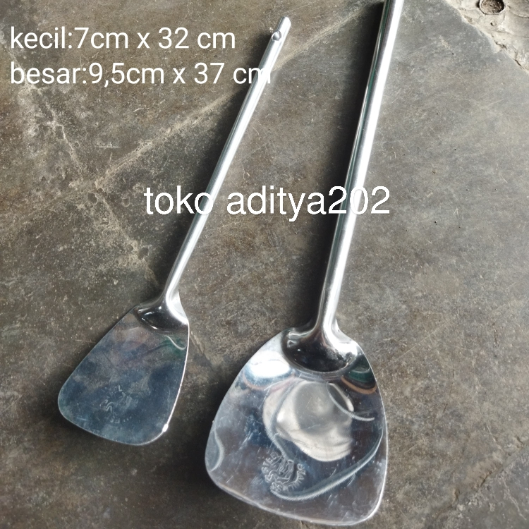 Sutil Stainless Steel Sodet pendek Tebal Asli