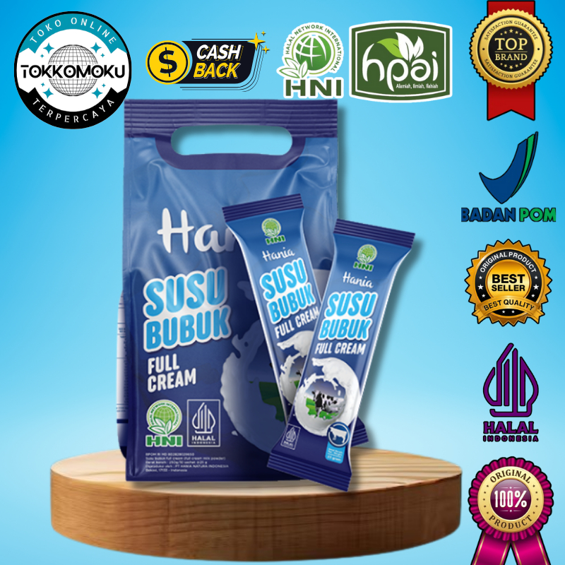 

HANIA Susu Bubuk Full Cream - Susu Kambing Bubuk Asli 100% - Kaya Kalsium & Protein - Cocok untuk Semua Usia