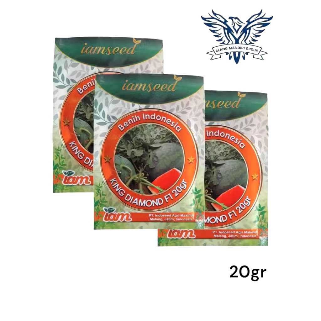 King Diamond F1 20gr Benih buah semangka Non biji Iam seed