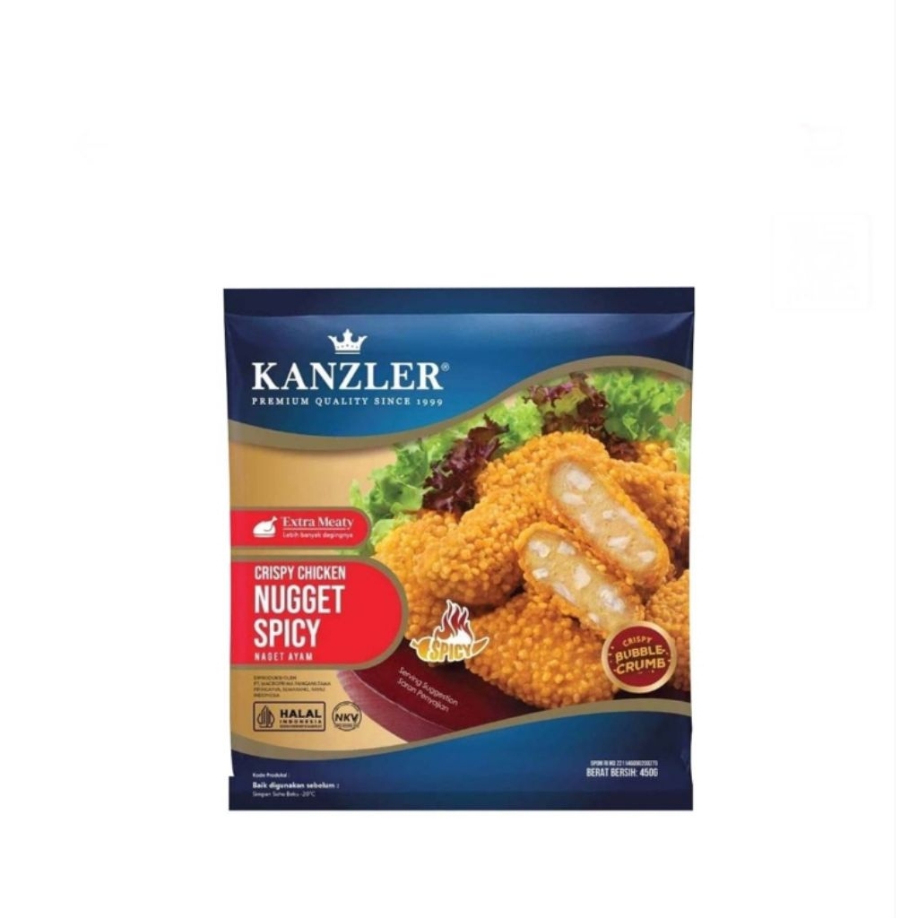 

kanzler spicy crispy chicken nugget spicy 450 gr
