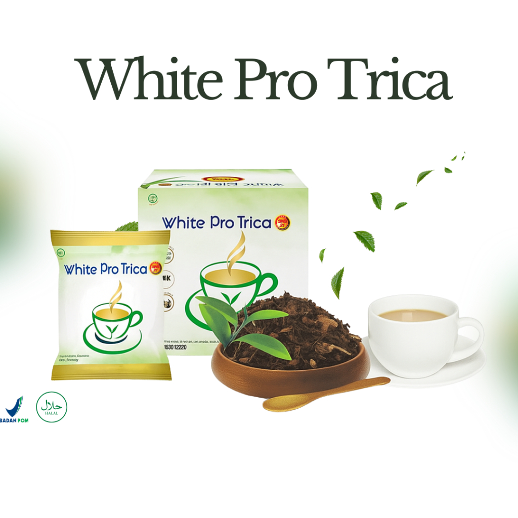 

NEW!!! WHITE PRO TRICA || TEH KESEHATAN|| WHITE TEA|| 1 BOX ISI 10 SACHET||