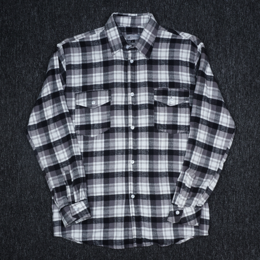 REEVANT Kemeja Flannel Two Pocket Lengan Panjang Big Size Jumbo M L XL 2XL 3XL 4XL 5XL