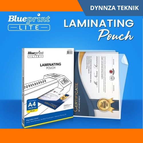 

Laminating Pouch Blueprint Lite A4 220x307mm isi 100pcs