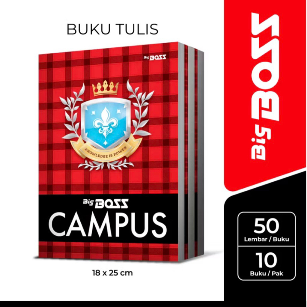

BigBoss Campus Buku Tulis 50 Lembar Kertas Tebal