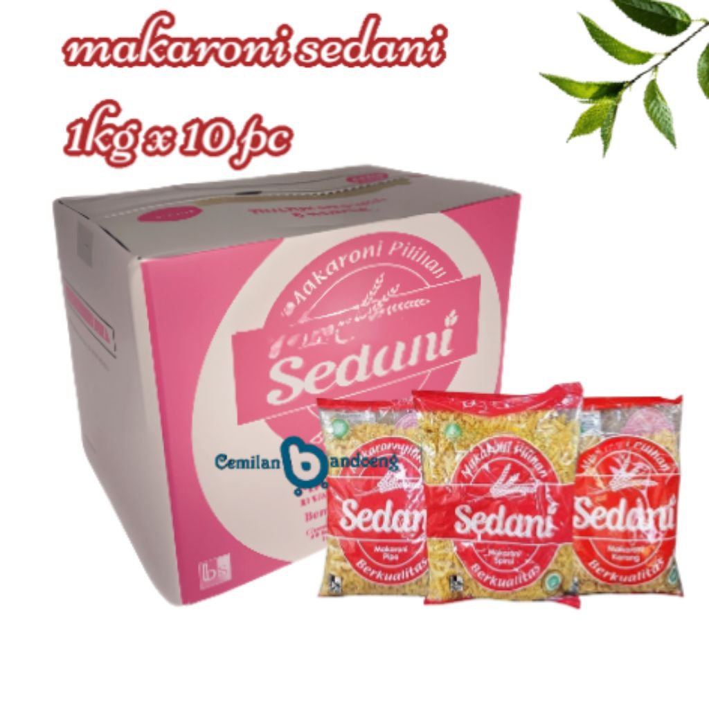 

MAKARONI SEDANI 1 DUS 10 PC X 1 KG