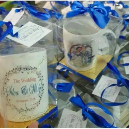 

(MIKA SAJA) Kotak Mika Souvenir Ukuran 10x10x11 cm