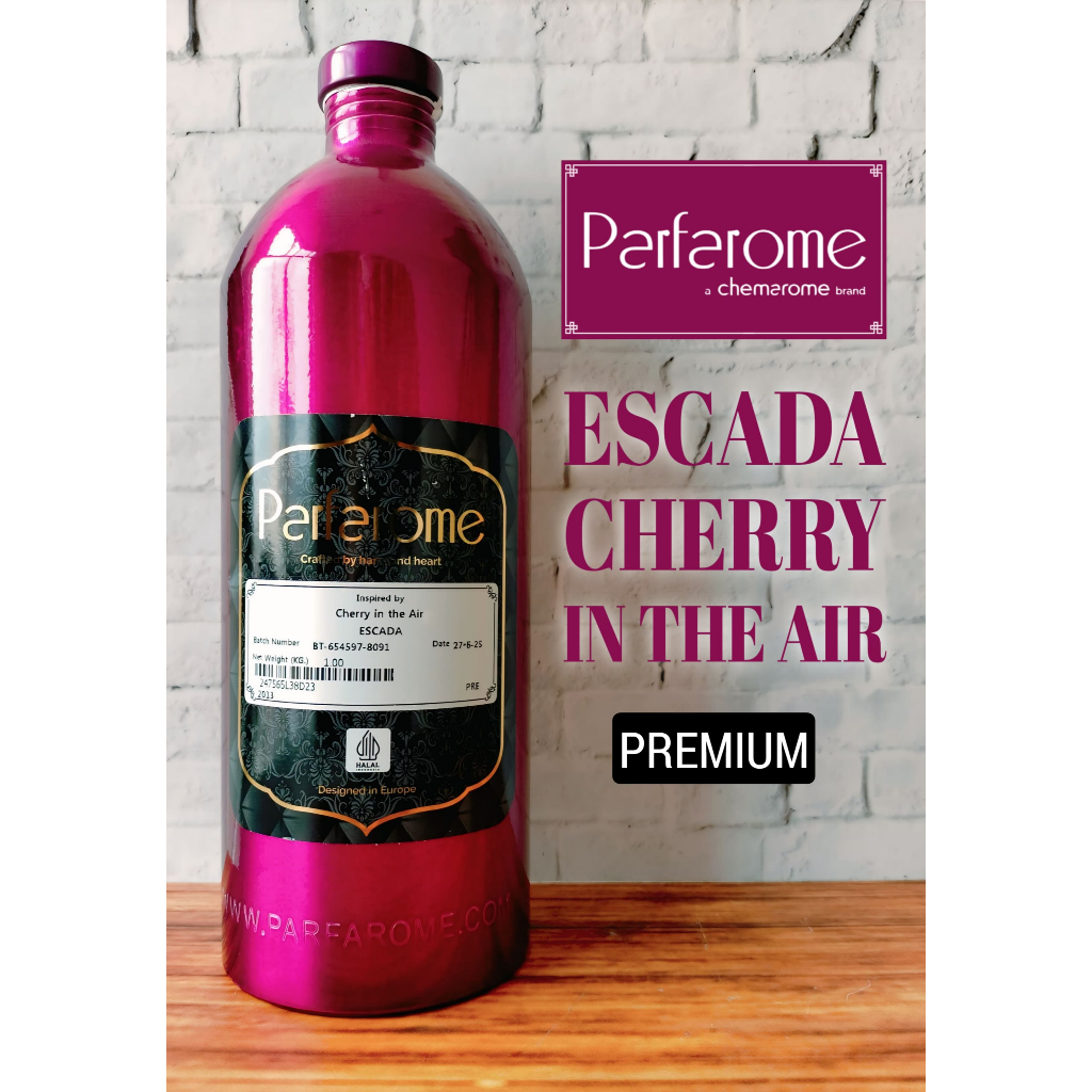 IN THE AIR ESCADA CHERRY BY PARFAROME (PREMIUM) - BIBIT PARFUM KEMASAN SEGEL KALENG 1 KG (ORIGINAL)