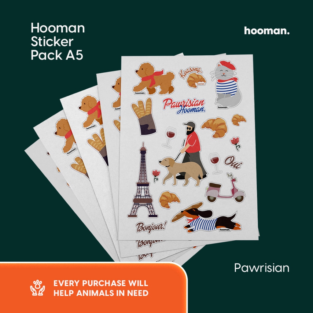 

Hooman Sticker Pack A5 - Pawrisian
