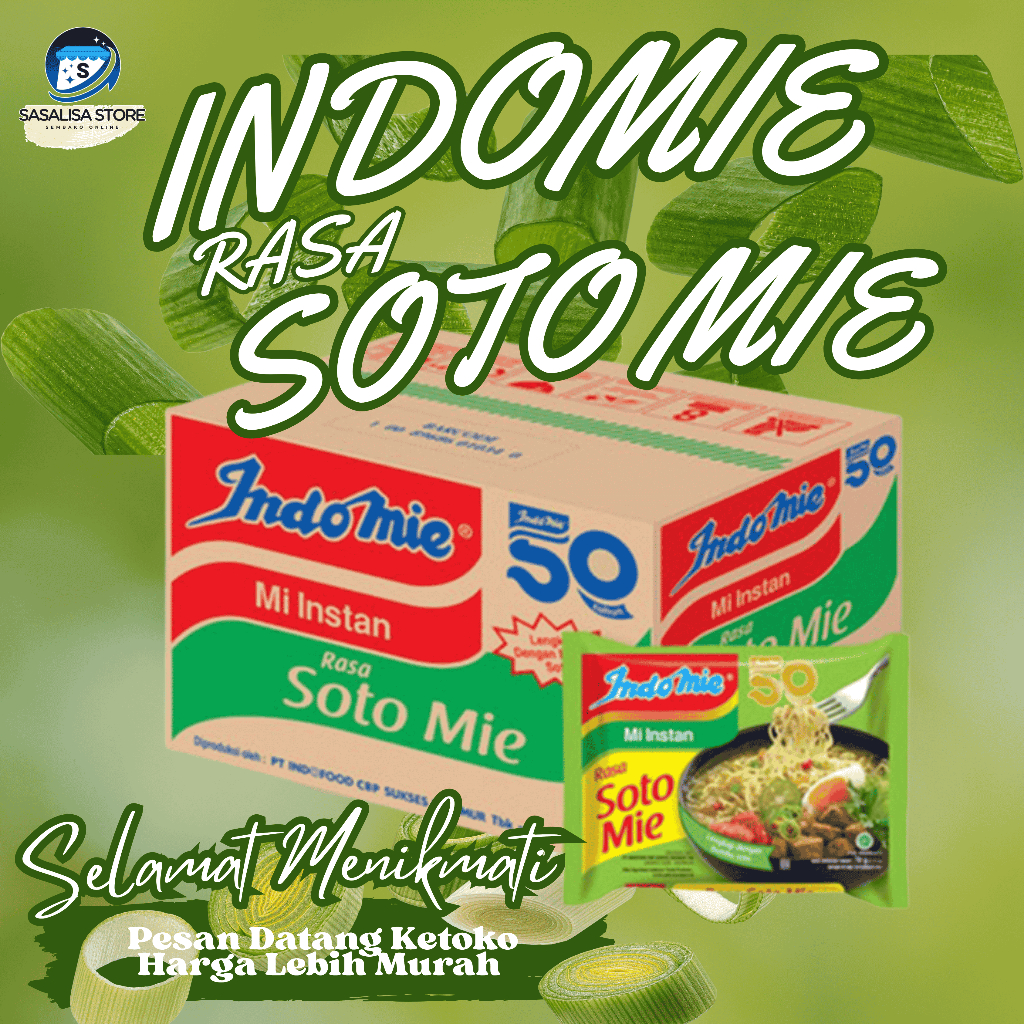 

Indomie Rasa Soto Mie Mi Instan 1 Dus Isi 40 Bungkus Selamat Menikmati Pedas Ayam