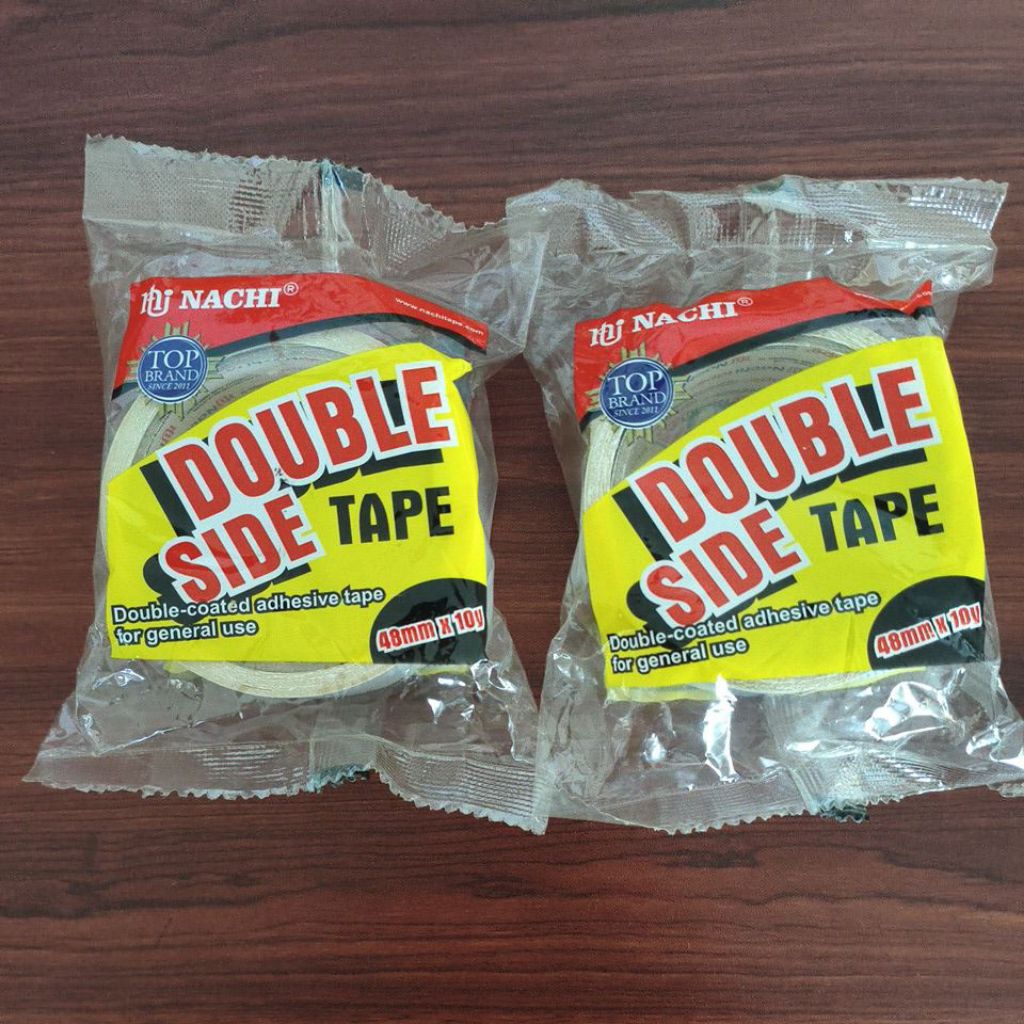 

DOUBLE SIDE TAPE NACHI 48mm x 10 yards, ISOLASI BOLAK BALIK