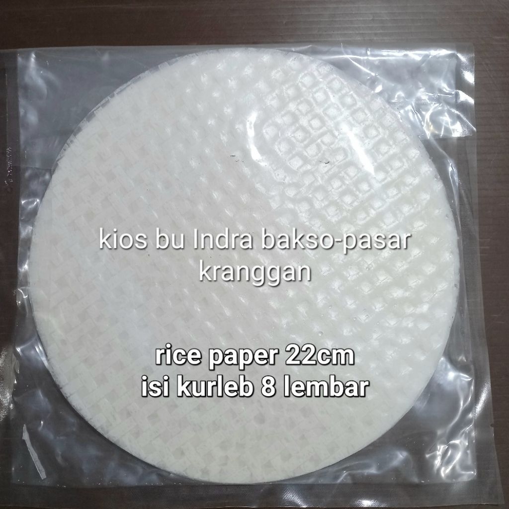 

rice paper banh trang vietnam kulit lumpia 400 gr 22 cm vina bich chi