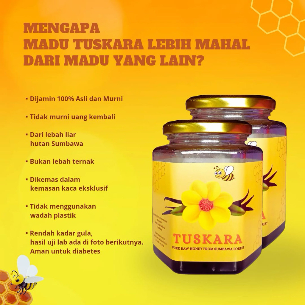 

Tuskara Madu Murni Asli Hutan Sumbawa 2Kg