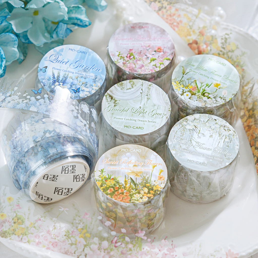 

(5M26) Washi Tape 30mmx2m Seri Penangkap Mimpi Di Antara Bunga Sticker Aesthetic Dekorasi Journal Vintage Retro Scrapbook Jurnal Stiker Selotip