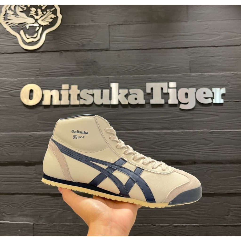 Onitsuka Tiger Mid Runner Sneakers Birch Indian Ink Original