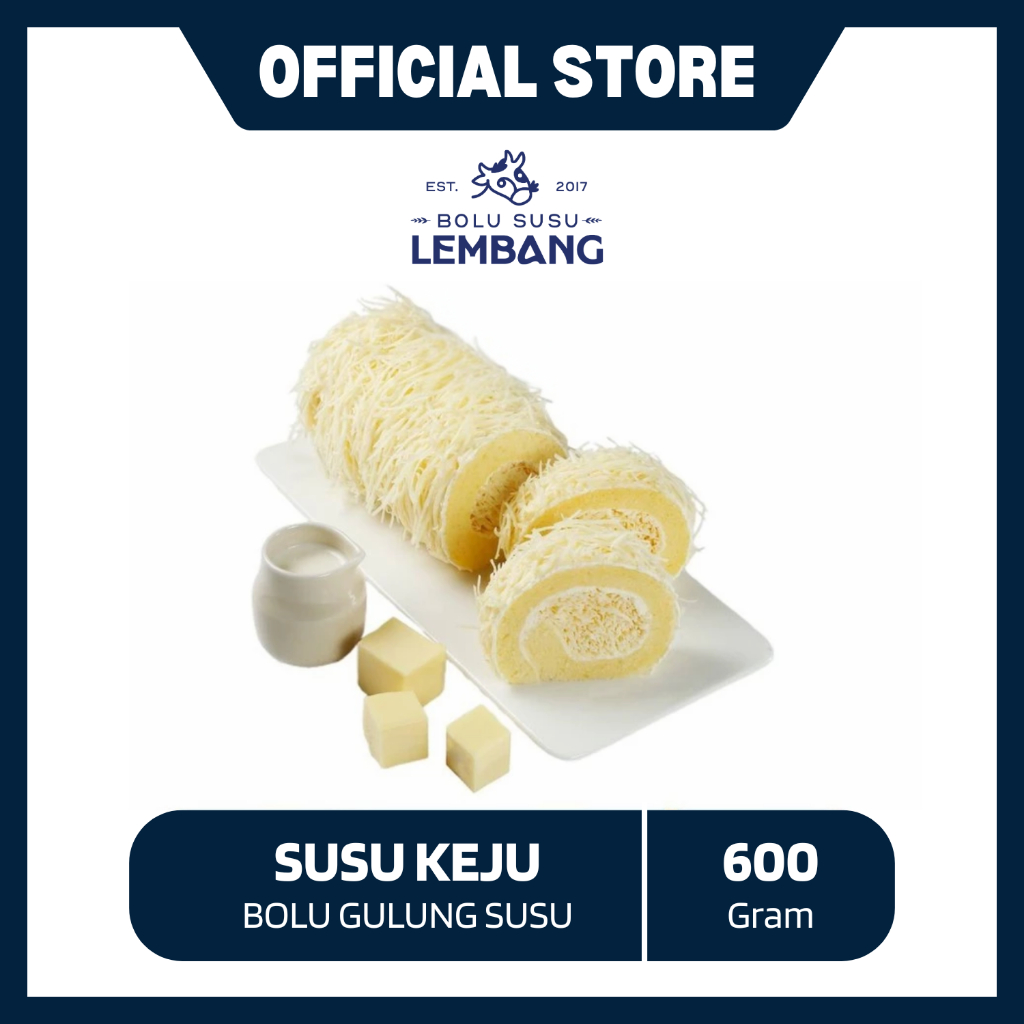 

Bolu Gulung Lembang Susu Keju - Reguler Pack (550gr)