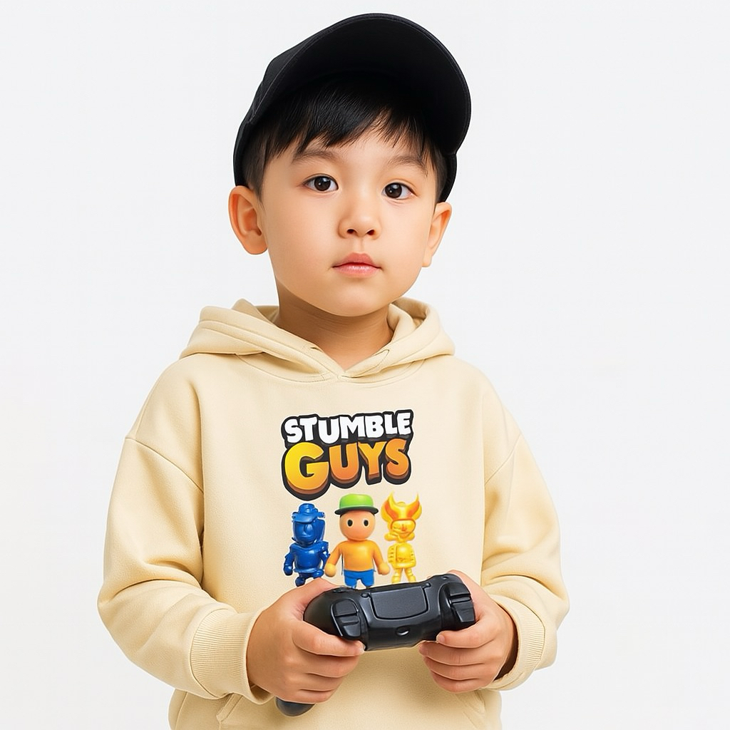 Sweater hoodie anak laki laki STUMBLE THREE baju anak cewek cowok game murah