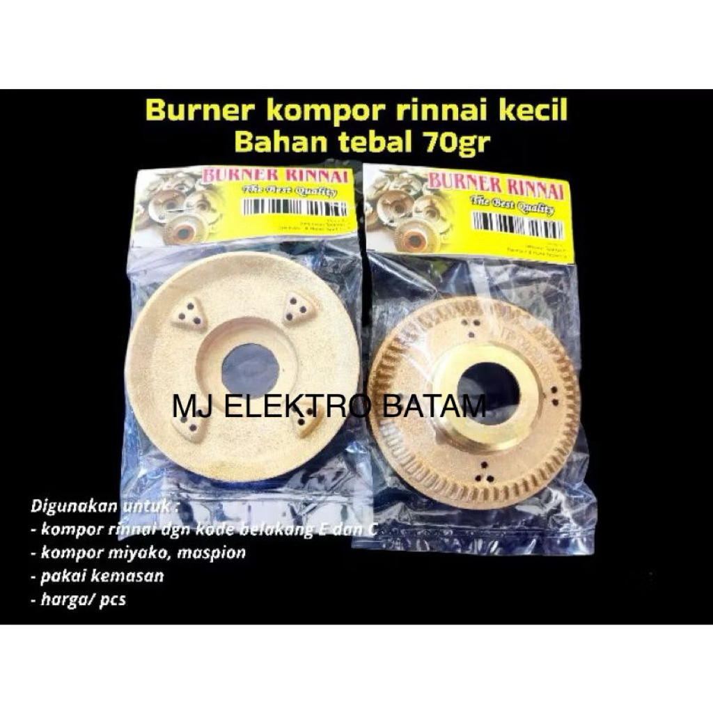 KOTA BATAM - bunner Rinnai / matahari kompor Rinnai Kuningan Kompor Rinnai 522C 522E 602bgx 602A Miy