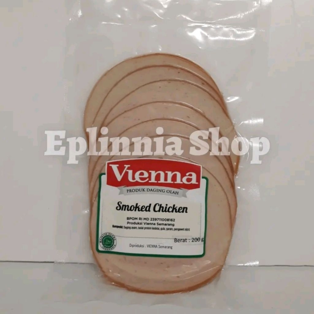 

Vienna Smoked Chicken 200 gr - Daging Ayam Asap