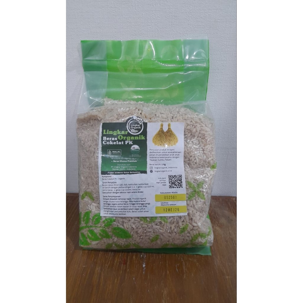 

Beras Cokelat Organik (1 kg)