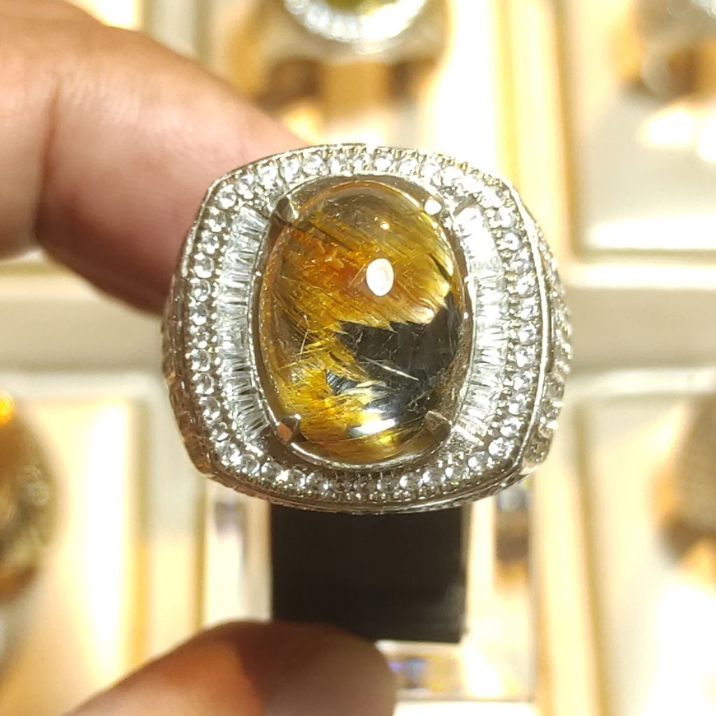 NATURAL BATU KECUBUNG RAMBUT SEDANA BADAR BESI  Harga Net