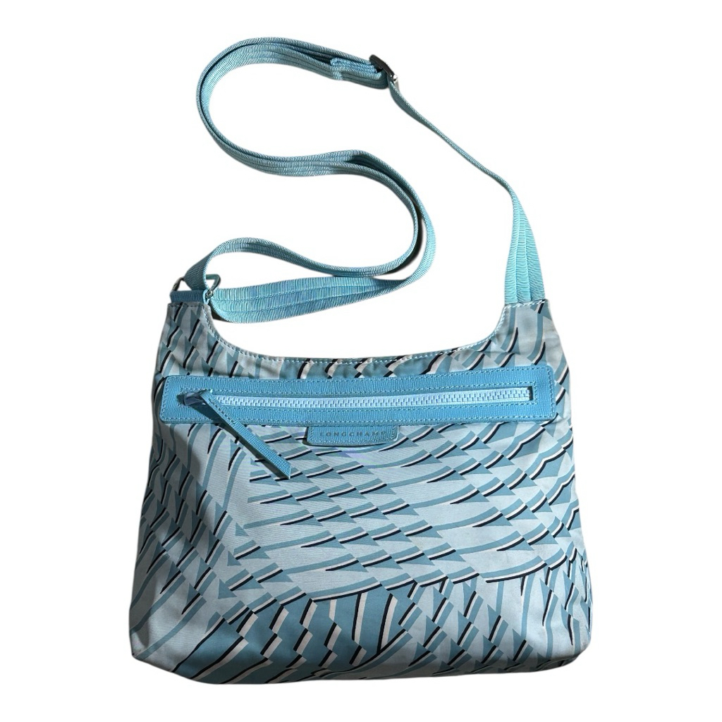 LC Neo Flat Crossbody Original Blue Preloved (Minus Perlu Spa)