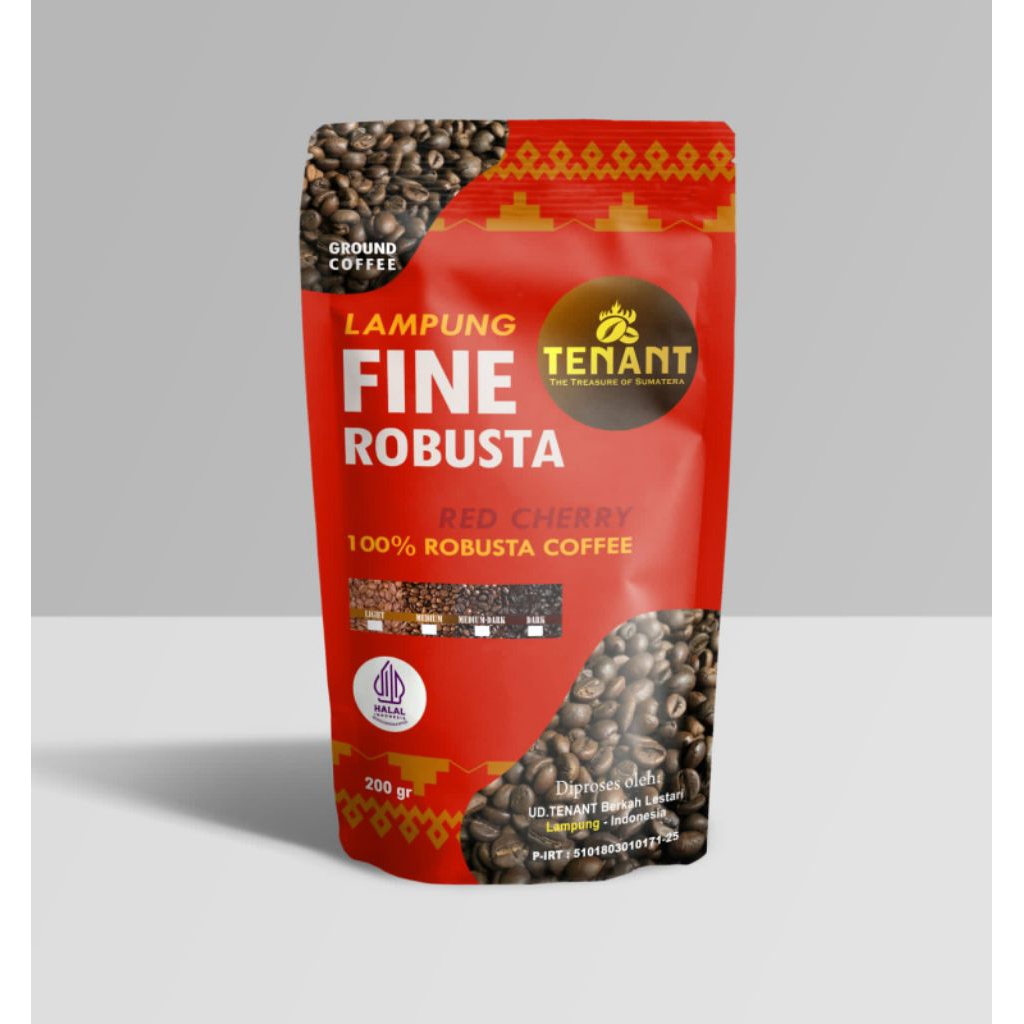 

Kopi tenant Robusta premium 100 ℅ Asli, tanpa campuran