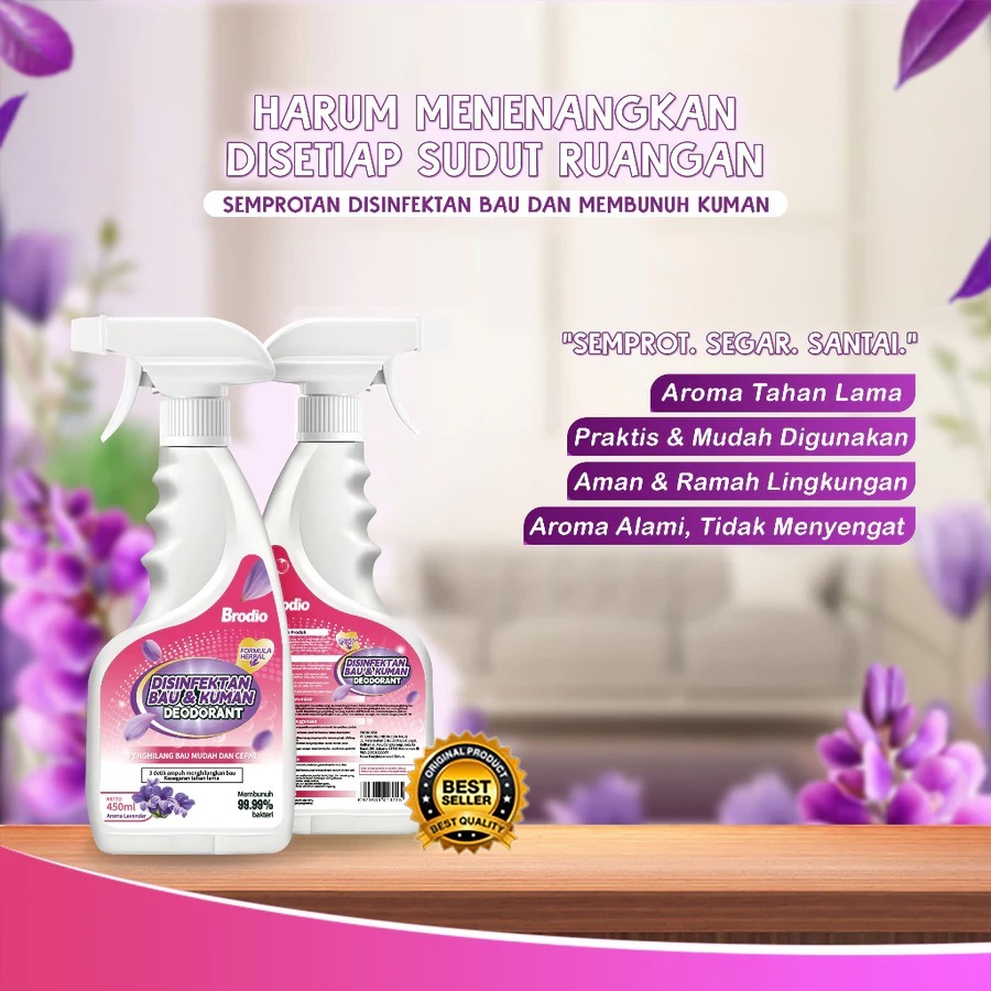 Pewangi Ruangan - Desinfektan Pembunuh Kuman