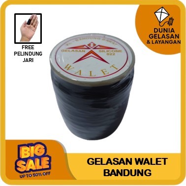 Gelasan Layangan Tajam WALLET BANDUNG 0.22 Silicon /Benang Gelasan Tajam / Gelasan Layangan Aduan Ta