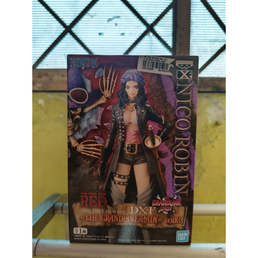 figure onepiece nico robin movie red