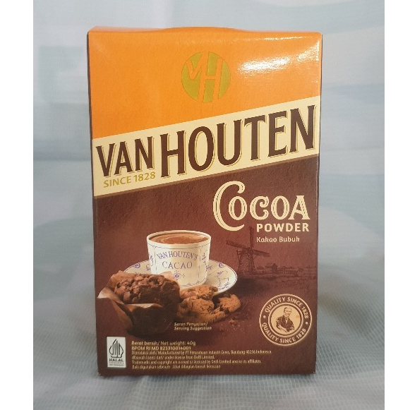 

Van Houten Cocoa Powder 40gr (Coklat Bubuk)