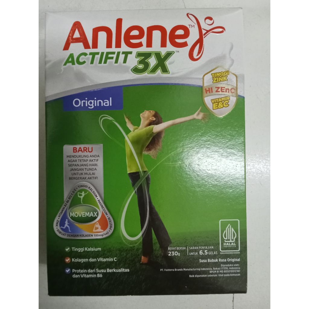 

Anlene actifit 3X original 230gr