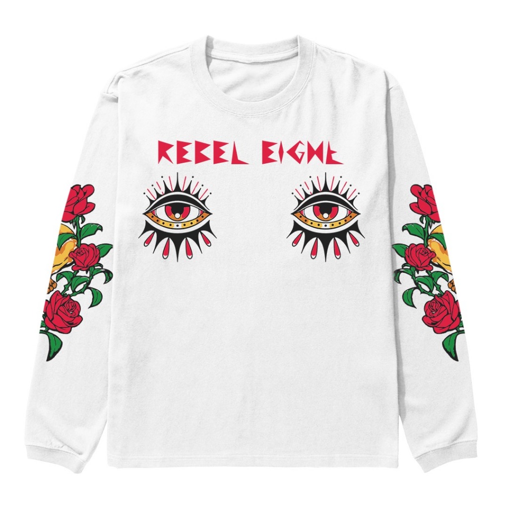 Middleits - Longsleeve Original Kaos Lengan Panjang Middleits Basic Rebel Eight