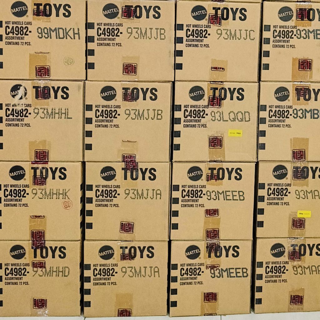 1 Dus Hot Wheels Reguler Segel SNI (isi 72 pcs)
