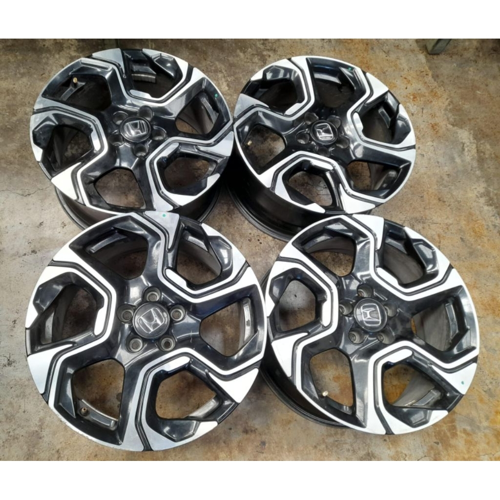 VELG OEM CRV TURBO RING 18X7,5 PCD 5X114,3 ET45 BLACK POLISH