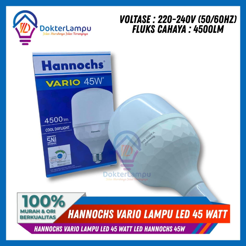 Hannochs Vario lampu LED 45 Watt LED Hannochs 45w