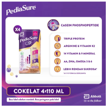 

DISCOUNT PEDIASURE GO UHT 110ML [100% ORIGINAL]
