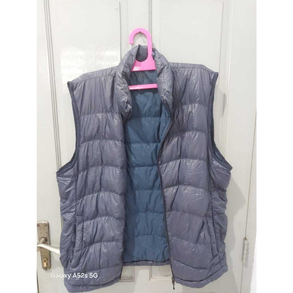 PRELOVED JAKET ROMPI BIRU TUA GOOSE DOWN WASHABLE 4L