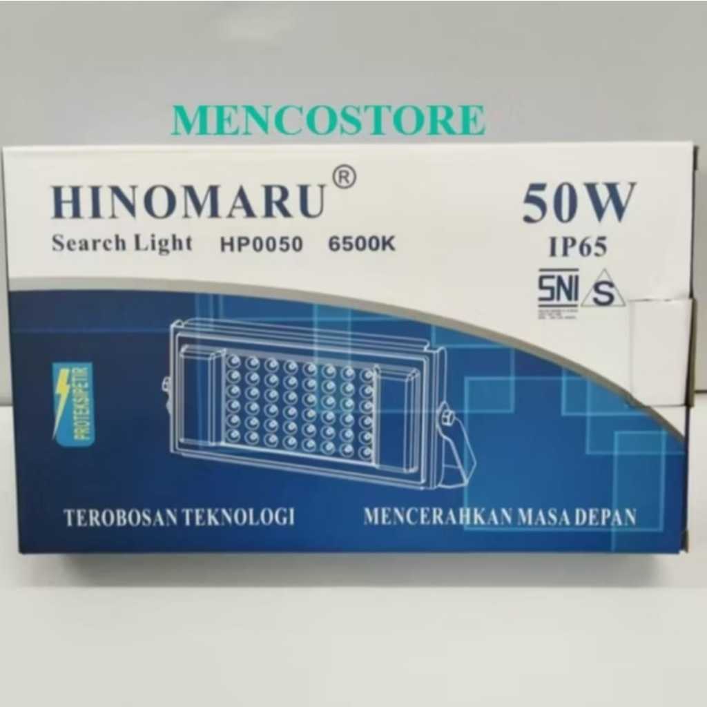 Jalanterangshop17 Lampu Sorot Merk Hinomaru 50W Dan 100W, Floodlight, Lampu Tembak, Lampu Outdoor