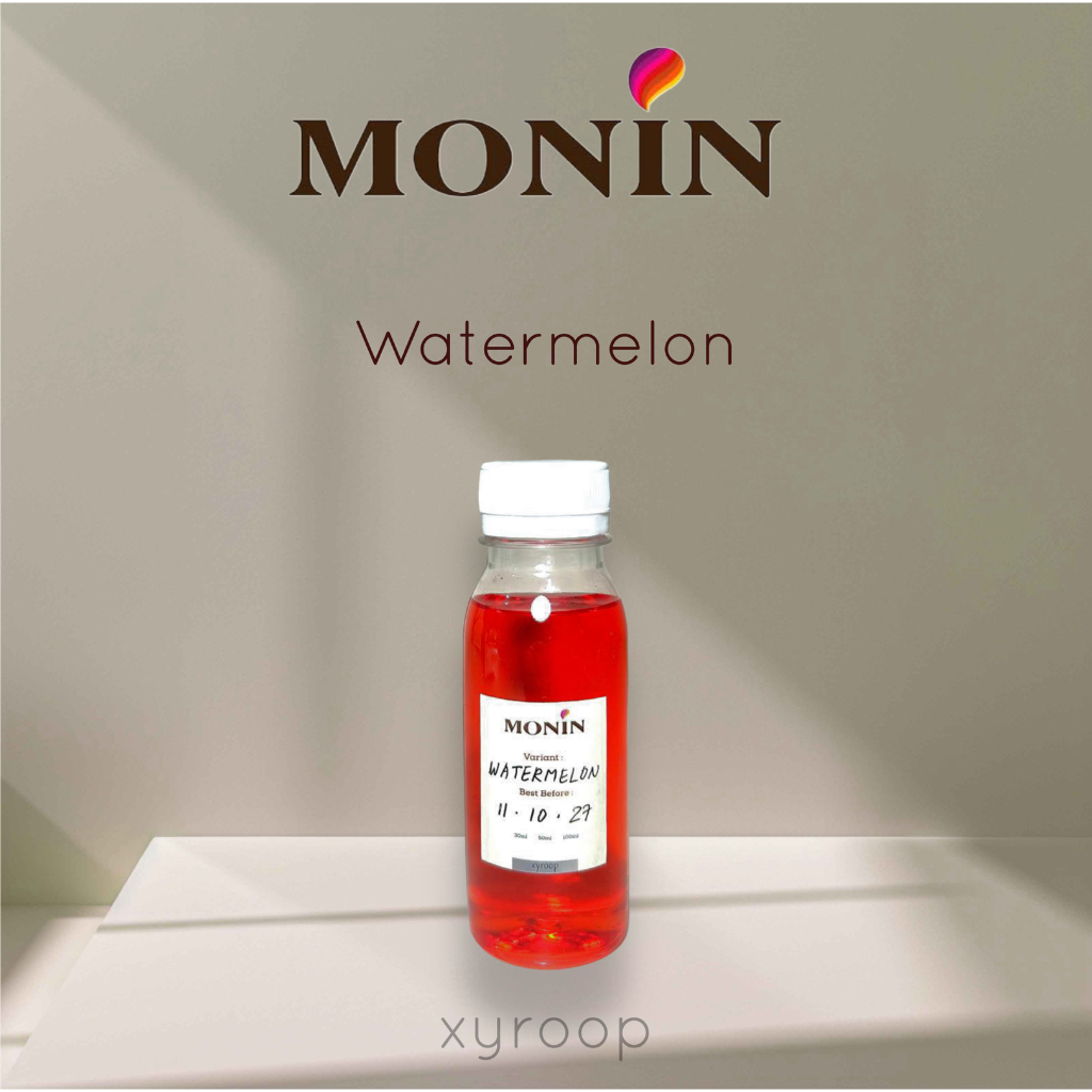 

Monin Syrup Repack Watermelon Coffee Sirup 30ml 50ml 100ml