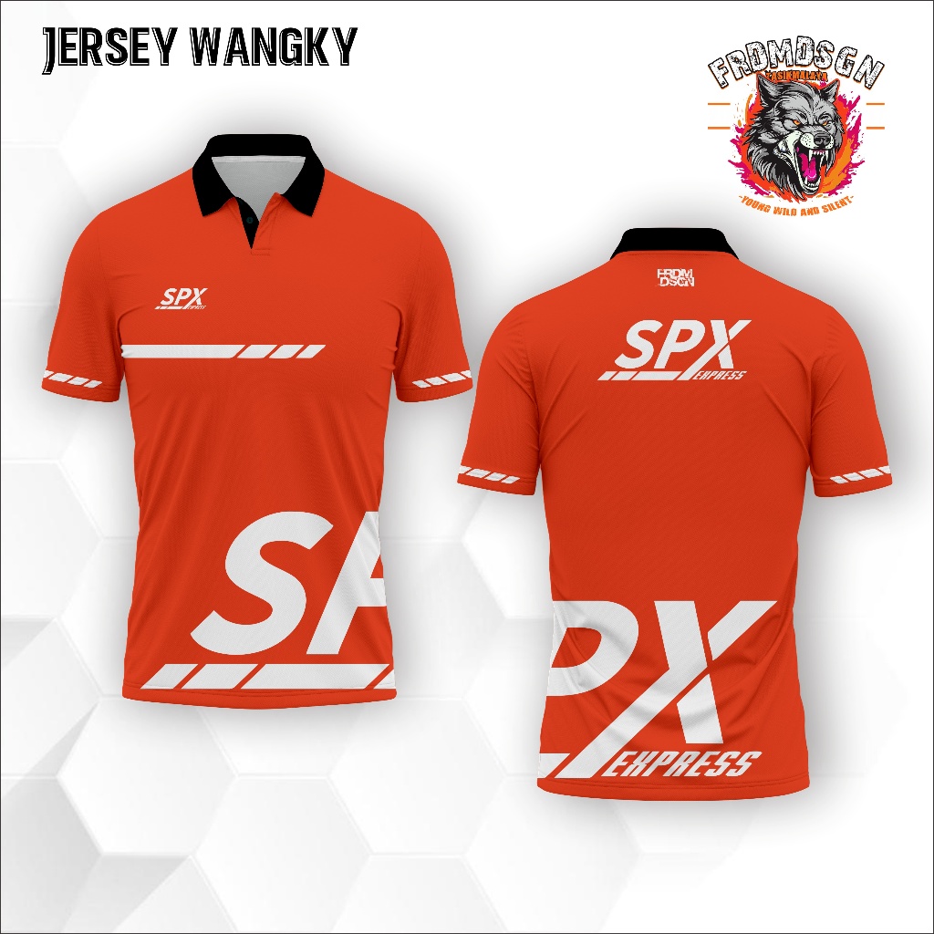 JERSEY WANGY SPX SHOPEE EXPRESS KEMEJA SPX JERSEY POLO